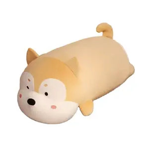CE/ASTM 2024 Hot Selling Soft Husky Dog Plush Toy Stuffed Soft Puppy Cushion For Fashion Room Decoration