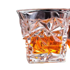 Verre à shot en cristal 300 ml, style américain, design diamant, à l'ancienne - Product Image 4
