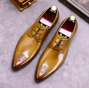 Zapatos de Vestir de Cuero para Hombre, Cerrados, Sin Cordones, Impermeables, para Oficina y Carrera, Venta al Por Mayor - Product Image 4