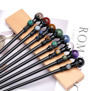 Varita <span class=keywords><strong>Mágica</strong></span> de Cristal Natural en Oferta, Varita de Madera Hecha a Mano, Cetro Mágico, Decoración de Halloween, Varita de <span class=keywords><strong>Bruja</strong></span>, Accesorio para Festivales - Product Image 5