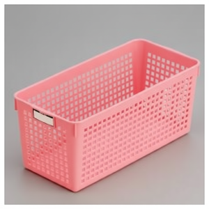 Cesto di stoccaggio nome sottile Inomata in colore rosa - Product Image 1