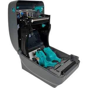Zebra GX430T Thermal Label Printer 300 DPI USB <b>Ethernet</b> Serial Monochrome With AC <b>Adapter</b> - Product Image 3