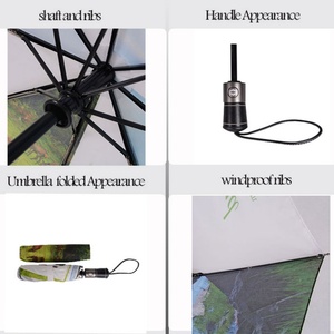 Paraguas Plegable Personalizado, Resistente al Viento, de Alta Calidad, Automático, con Protección UV, Moderno, con Mosquitera para Bebés - Product Image 5