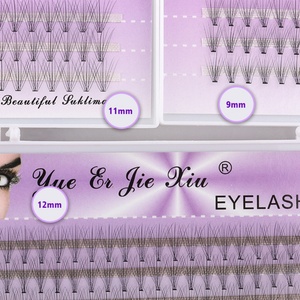 10D <b>Premade</b> <b>Fan</b> Lashes 3 Lines Per Box 0.07mm Thickness 8 10 12mm Length Silk PBT Material Lash Extensions - Product Image 3