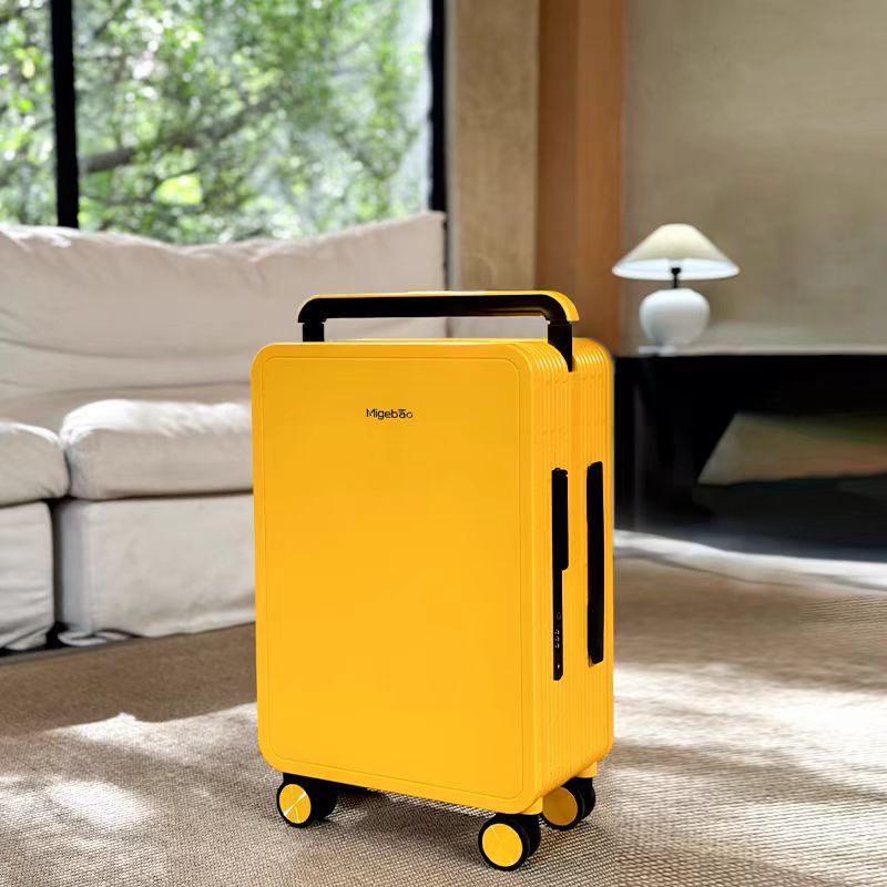 2024 Women s Large Capacity Silencer Wheel Luggage Case with Wide Pull Rod New Small Boarding Trolley Suitcase for Travel