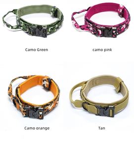 En Stock 4cm <span class=keywords><strong>Collar</strong></span> de perro de combate resistente Fácil liberación rápida Hebilla de metal <span class=keywords><strong>Collar</strong></span> de perro táctico - Product Image 3