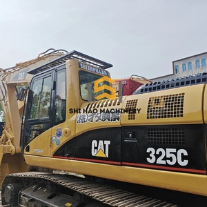 Excavadora Hidráulica CAT325C de 25 Toneladas, Usada, Casi Nueva, Fabricada en Japón, con Motor y Bomba PLC para Construcción - Product Image 1