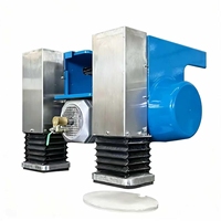 Sierra de puente Hualong automática de 5 ejes con motor y engranajes CNC italianos ESA de 26.4kw para corte de granito y mármol, maquinaria para encimeras