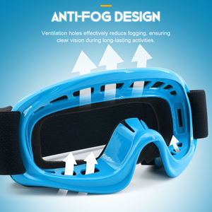 Lunettes de sport pour jeunes Lunettes de sécurité multifonctionnelles à lentille anti-rayures avec sangle réglable pour le ski, le cyclisme et les activités de plage - Product Image 4