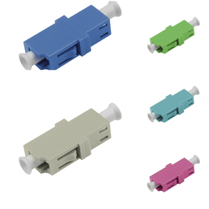 LC UPC マルチモード シンプレックス MM OM4 光ファイバーアダプター/カプラーフランジなし 光ファイバー機器およびFTTH用 - Product Image 2