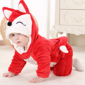 Combinaisons en flanelle pour enfants TONWHAR, animaux, garçons, filles, combinaison une pièce, costume d'Halloween pour enfants - Product Image 5