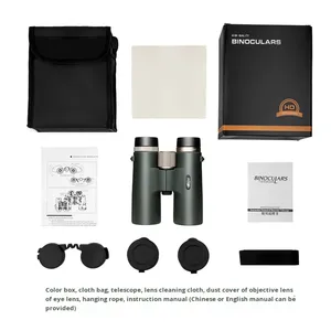 Jumelles 10x42 Bak4 haute magnification HD vision nocturne faible luminosité étanches IPX6 remplies d'azote pour concerts, activités de plein air et voyages - Product Image 5