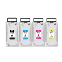 Bolsa de tinta pigmentada compatible T9731 T9732 T9733 T9734 para Epson WorkForce Pro WF-C869R, paquete de tinta de alta capacidad con chip BK C M Y