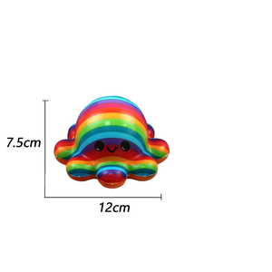 PU Foam Slow Rising Octopus <b>Squishy</b> - Soft Sensory Fidget Toy for Stress Relief, Decompression Gift for Kids & Adults - Product Image 3
