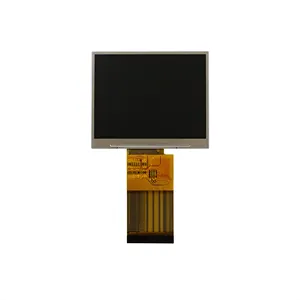 3.5 Inci 320X240 RGB 60 Pin Layar Tft Lcd 200 Cd/M2 Kecerahan untuk Mesin POS