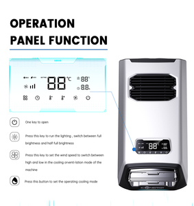 Aire Acondicionado Portátil para Tiendas de Campaña <span class=keywords><strong>IOG</strong></span>-3 AC DC, Alimentado por Vehículo, Bajo Nivel de Ruido, 8000 BTU, para Camping - Product Image 4