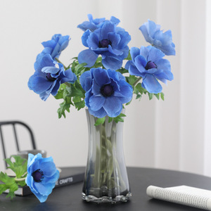 Anémona Artificial de Alta Gama, Hecha a Mano, para Decoración de Bodas, Arreglos Florales, Accesorios para Fotos, <span class=keywords><strong>Flor</strong></span> de Anémona Marina - Product Image 2