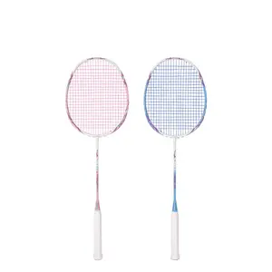 Atacado Fibra De Carbono Badminton Raquete Set Ultra-Leve E Durável Indoor Profissional Sporting Goods Badminton Racquet