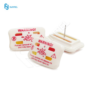 Synmel RF Hệ thống chống trộm an ninh ABS nhựa <span class=keywords><strong>tag</strong></span> từ khóa cảnh báo <span class=keywords><strong>EAS</strong></span> mực <span class=keywords><strong>pin</strong></span> cho bán lẻ quần áo cửa hàng siêu thị - Product Image 5