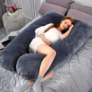 Oreiller <span class=keywords><strong>de</strong></span> <span class=keywords><strong>Grossesse</strong></span> et Maternité Corps Entier, <span class=keywords><strong>Coussin</strong></span> <span class=keywords><strong>de</strong></span> Support pour Femmes Enceintes, Oreiller d'<span class=keywords><strong>Allaitement</strong></span>, Accessoires <span class=keywords><strong>de</strong></span> <span class=keywords><strong>Grossesse</strong></span> - Product Image 1