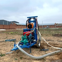 Foreuse de puits d'eau EB200, machine de forage portable pour puits profonds, modèles 50m, 100m, 150m, 200m, prix usine