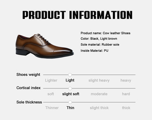 Chaussures <span class=keywords><strong>de</strong></span> Mariage Classiques et Habillées <span class=keywords><strong>pour</strong></span> Hommes en Cuir Véritable – Élégance Formelle <span class=keywords><strong>pour</strong></span> le Bureau et les Soirées - Product Image 6