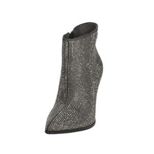 Bottines pour femme Laura Biagiotti, talon gris, taille 40, bout pointu, talon haut - Product Image 6