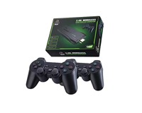 Console de Jeux Vidéo M8 64 Go 128 Go avec Deux Manettes Sans Fil 2.4G, Jeux 4K, Console de Jeu Rétro Classique Compatible PS3