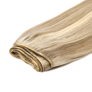 Extensions de cheveux naturels Remy chinois 100 % en gros, trame alignée, double épaisseur, doux, sans perte, couleur claire, lisses naturellement. - Product Image 3