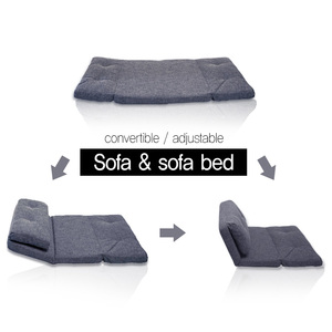 Silla plegable de estilo coreano para habitación de niños, sofá <span class=keywords><strong>cama</strong></span> doble, reclinable y ajustable - Product Image 6