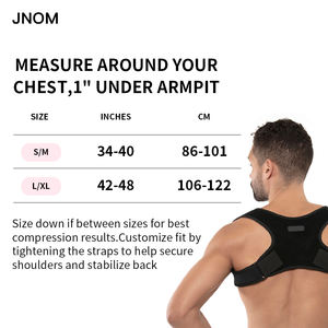 Attelle <span class=keywords><strong>de</strong></span> soutien <span class=keywords><strong>de</strong></span> la colonne vertébrale supérieure, du cou, des épaules et <span class=keywords><strong>de</strong></span> la clavicule en néoprène réglable avec logo personnalisé, soulagement <span class=keywords><strong>de</strong></span> la douleur, <span class=keywords><strong>correcteur</strong></span> <span class=keywords><strong>de</strong></span> <span class=keywords><strong>posture</strong></span> - Product Image 6