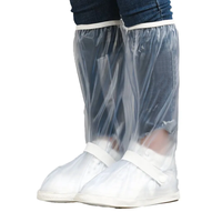 Botas De lluvia chaussures imperméables en Silicone pour les jours De pluie, bottes De pluie antidérapantes, chaussures De Camping, chaussures d'extérieur réutilisables