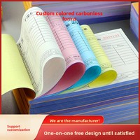 Recibo de Dos o Tres Partes, Recibo de Efectivo, Impresión Offset Reforzada, Libro de Copia de Carbono de 100 Páginas, Encuadernación Perfecta, Tapa Blanda, Entrega Incluida