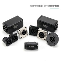 Connecteur de haut-parleur NL4FX NL8FC - Connecteur de câble audio professionnel 2/4/8 broches pour home cinéma/amplificateur/écran/système de sonorisation
