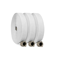 Tuyau d'incendie sur mesure doublé de PVC avec raccord en laiton – Conduite de distribution d'eau incendie durable