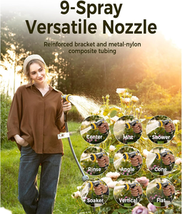 Tuyau d'arrosage en caoutchouc durable, enrouleur de tuyau rétractable automatique mural, norme CNS pour l'irrigation et le lavage de voitures - Product Image 4