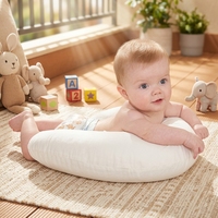 Coussin en coton blanc écologique pour bébé en forme de U respirant 200TC oreiller pour tout-petits pour les femmes enceintes qui allaitent
