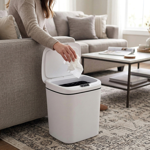 Cubo de Basura Inteligente con Sensor, Impermeable, Automático e Inductivo, de Plástico, para Hogar, Cocina, Dormitorio, Sala de Estar - Product Image 5