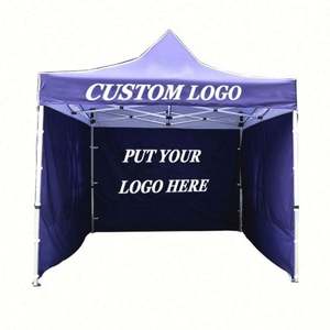 Carpa de Exhibición Resistente al Agua y al Viento para Interiores/Exteriores, Diseño Personalizado, Carpa Plegable de Playa con Paredes Laterales, Tamaños Personalizables - Product Image 1