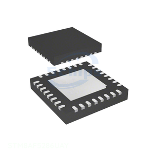 ชิ้นส่วนวงจรอิเล็กทรอนิกส์ STM8AF5286UAY แบบฝังในช่องทางการผลิตของผู้ผลิต พร้อมแผ่นต่อสายแบบเปิด 32 UFQFN - Product Image 1