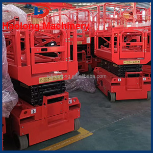 36 kaki <span class=keywords><strong>12</strong></span> meter buatan Cina mirip dengan Genie JLG Skyjack haulot hidrolik elektrik gunting self-propelling gunting angkat - Product Image 5
