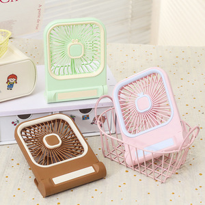 Mini ventilador portátil recargable por USB con motor de CC, 5W, tres velocidades, para escritorio, camping y viajes - Product Image 3
