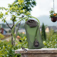 Sac à eau en PVC de qualité alimentaire 3L/2.5L, étanche, grand calibre, avec doublure et poche à eau pour la randonnée et l'escalade