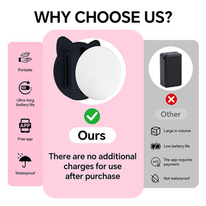 Không thấm nước Phản Chiếu chống mất thông minh định vị theo dõi vật nuôi mèo Tracker cổ áo cho Apple IOS <span class=keywords><strong>Android</strong></span> - Product Image 6