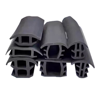 Bande d'étanchéité en caoutchouc extrudé EPDM de type T pour panneaux solaires noirs, profilé photovoltaïque étanche