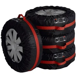 4 unids/set, cubierta de Neumáticos a prueba de polvo, bolsa protectora de neumáticos de temporada