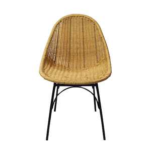 Chaise en rotin chaise de salle à manger mobilier d'extérieur en vente Style métal confortable européen moderne haute qualité extérieur fournir 50pcs - Product Image 2