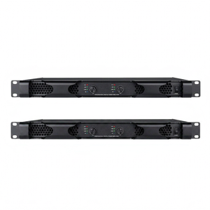 เพาเวอร์แอมป์ดิจิตอล DB26 600W ระดับมืออาชีพ แบบสองช่องสัญญาณ Class D ขนาด 1U สำหรับติดตั้งบนแร็ค ตัวเครื่องโลหะ ตอบสนองความถี่ 20Hz-20KHz สำหรับลำโพง PA บนเวที - Product Image 1