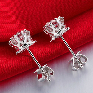 Orecchini a Perno Classici a Quattro Punte per Donne, Gioielli di Moda Scintillanti all'Ingrosso - Product Image 5