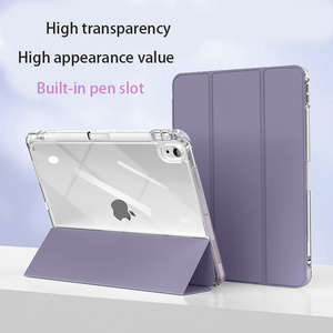 Vente chaude Soft Shell Trois Fois Tablette Ordinateur Absorbant Les Chocs Étui De Protection pour <span class=keywords><strong>Ipad</strong></span> <span class=keywords><strong>Air</strong></span> 10.9 10th Gen 10.9 11 Pouces - Product Image 6